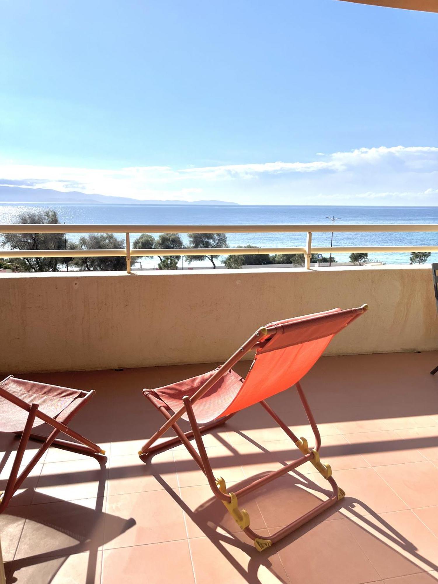 Aria Marina Duplex Vue Mer Route Des Sanguinaires, Plage A 50M, Parking Gratuit, 4 Pers Ajaccio  Dış mekan fotoğraf